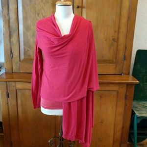 DKNY Cozy Wrap Sweater WITH RING - Small